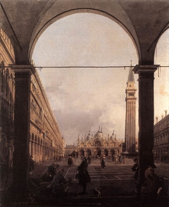 Piazza San Marco Looking East from the North-West Corner by Canaletto