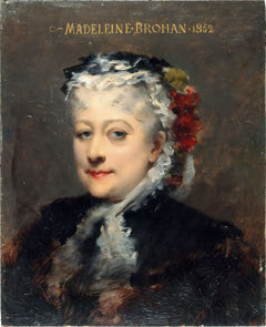 Portrait de Madeleine Brohant (1833-1900), sociétaire de la Comédie-Française by Louise Abbéma