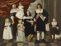 Portrait of a family by Nicolaes de Helt Stockade