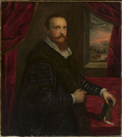 Portrait of a man with a book. by Unknown Artist