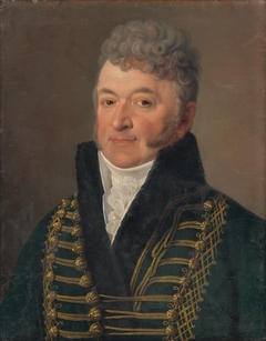 Portrait of a Man with a White Collar by Anton Einsle