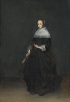 Portrait of  a Woman (pendant) by Gerard ter Borch