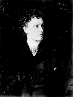 Portrait of Actor Josef Kainz by Wilhelm Trübner