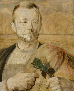 Portrait of Aleksander Mroczkowski by Jacek Malczewski