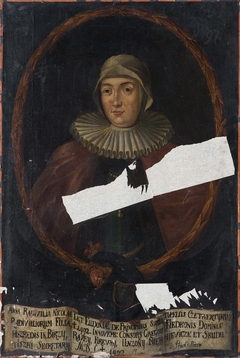 Portrait of Anna Fiedkonis née Radziwiłł (?–1492) by nieznany malarz polski