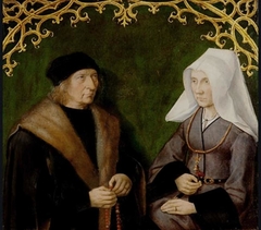 Portrait of Dirck Borre van Amerongen and Maria van Snellenberg by anonymous painter