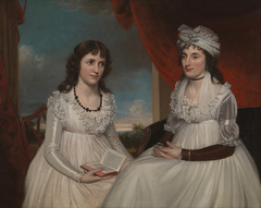 Portrait of Elisabeth Fales Paine and Her Aunt by James Earl