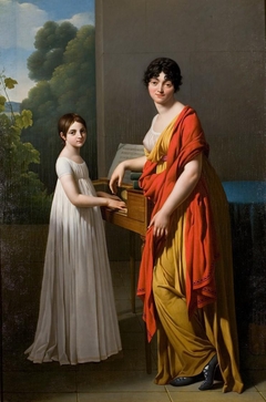 Portrait of Germaine Faipoult de Maisoncelle and Her Daughter Julie Playing the Spinet