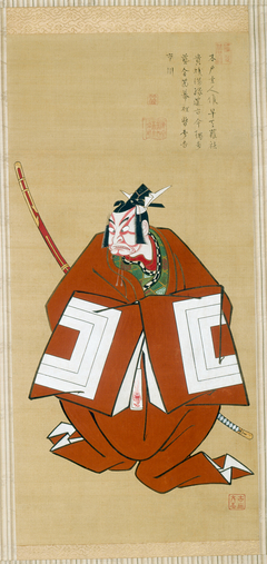 Portrait of Ichikawa Danjuro II as Kamakura no Gongorô by Furuyama Moromasa