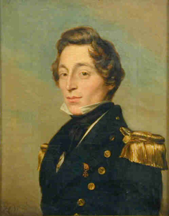 Portrait of Luitenant-ter-zee 1e klasse Henri Glabbeek van der Does (1811-1852) by Pieter Christoffel Wonder