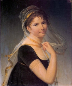 Portrait of Madame Augustin, née Madeleine-Pauline du Cruet de Barailhon by Jeanne-Elisabeth Chaudet