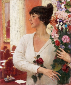 Portrait of Mrs Beatrice Levi by Ilya Repin