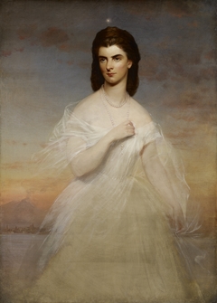 Portrait of Queen Maria Sophia of Naples by Franz Xaver Winterhalter