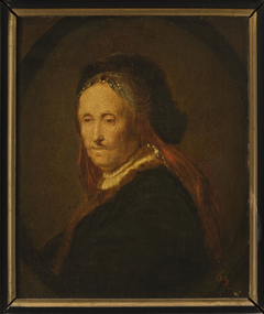 Portrait of Rembrandt’s mother (?) by Rembrandt