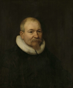 Portrait of Samuel van Lansbergen, Remonstrant Minister in Rotterdam by Bartholomeus van der Helst