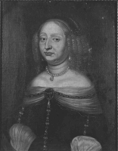 Portrait of Sophie Eleonore of Saxony, by Salomon Duarte