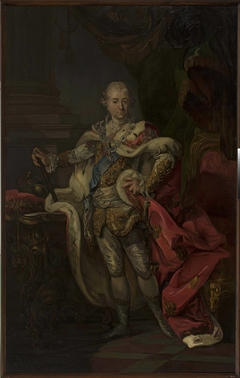 Portrait of Stanisław August in the coronation costume