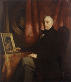 Portrait of the art collector Nicolaus Hudtwalcker by Ferdinand Heilbuth