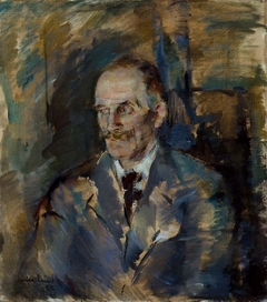 Portrait of the Author Knut Hamsun by Henrik Lund