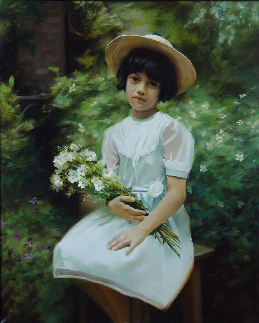 Portrait of the little girl