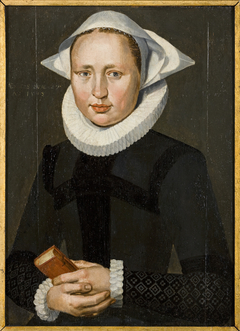 Portrait of the sister of Wilhelmus van Emmen by onbekend