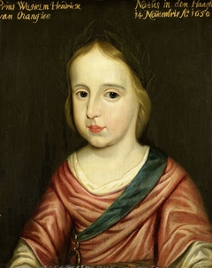 Portrait of William III, Prince of Orange