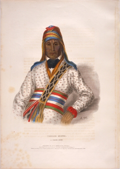 Portrait of Yoholo-Micco (c.1790-c.1844) by Charles Bird King