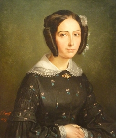 Portrait présumé de Madame de Kergariou by Félix Barret