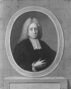 Portret van Adriaan Reland (1676-1718) by Johan George Colasius