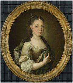 Portret van Antonia Cornelisdr. Schrevelius by Rienk Keijert