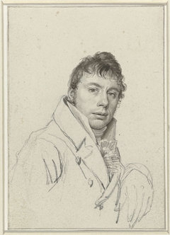 Portret van Isaac Uytenbogaart by Hendrik Willem Caspari