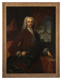 Portret van Jacobus Henricus Guilielmus van Brienen 1701-1750, schepen, burgemeester, gezworen raad van Maastricht 1730-1744 by anonymous painter