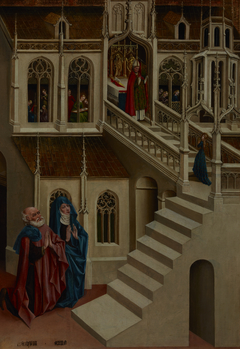 Presentation of the Virgin Mary in the Temple – Altar Panel from Marienfeld by Johann Koerbecke