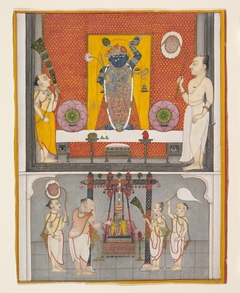 Priests before Shri Nathji