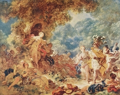 Renaud dans les jardins d'Armide by Jean-Honoré Fragonard