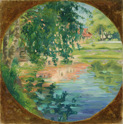 Riverside Landscape by Lilly Walther