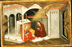 Saint Lucy and Her Mother at the Shrine of Saint Agatha; Saint Lucy Giving Alms; Saint Lucy before Paschasius; Saint Lucy Resisting Efforts to Move Her