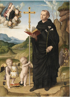 Saint Philip Benizzi (1233-1285) by Marco Palmezzano