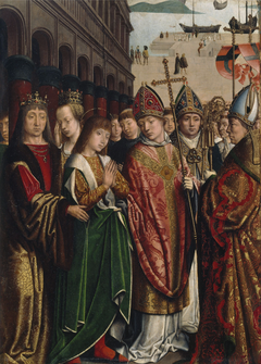 Saint Rumbold Taking Leave of his Parents
