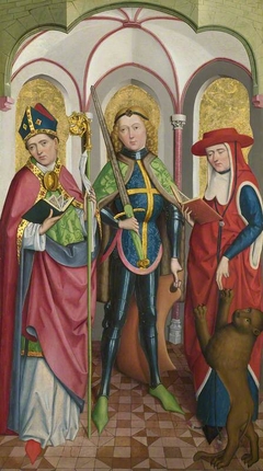Saints Ambrose, Exuperius and Jerome by Master of Liesborn