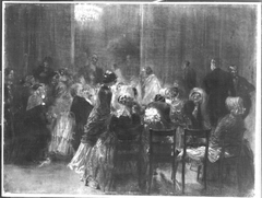 Salonkonzert by Adolph von Menzel