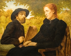 Self-Portrait of the Painter with his Wife by Wilhelm Steinhausen