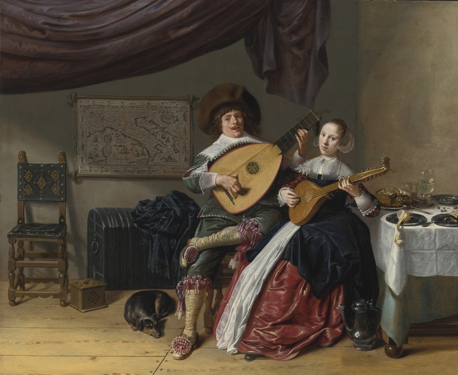 Self-Portrait with Judith Leyster: Duet