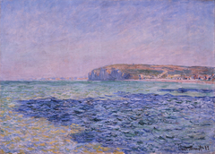 Shadows on the Sea. The Cliffs at Pourville by Claude Monet