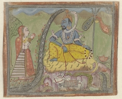 Shiva en Parvati by Unknown Artist