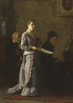 Singing a Pathetic Song by Thomas Eakins