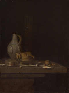 Still Life with a Stoneware Jar and a Brazier