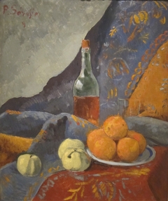 Still Life with Bottle and Fruit