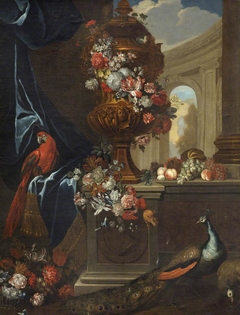 Still Life with Flowers and an Urn by Anonymous