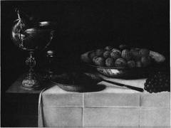 Still life with nautilus cup by Jan van Gladbeeck